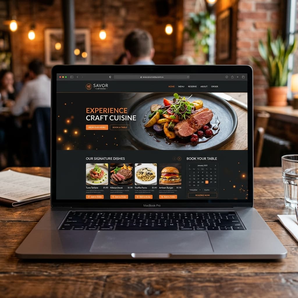 Flavour Street Restaurant Website